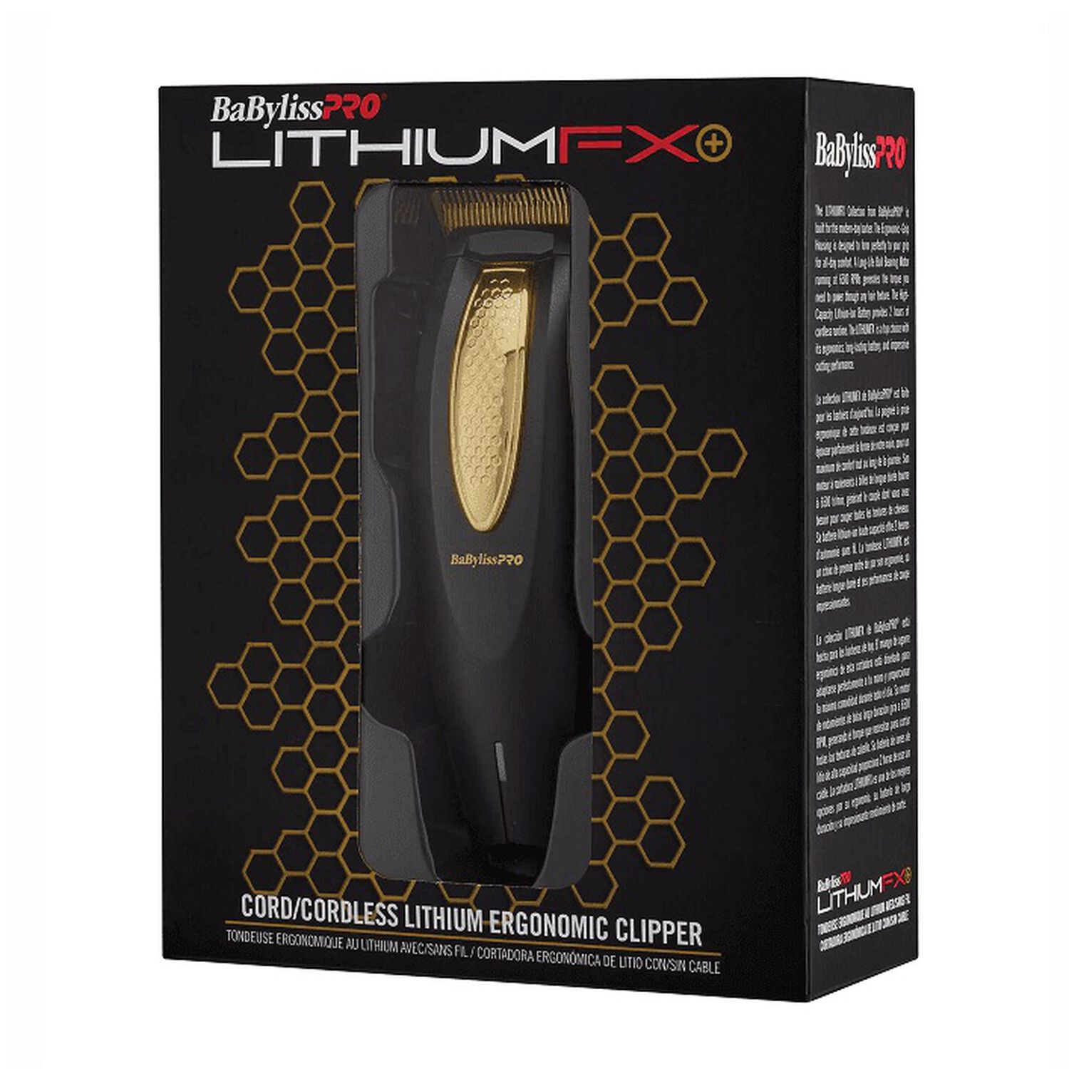 Maquina Cortadora Clipper Fx673 Lithium Gold Black image number 1.0