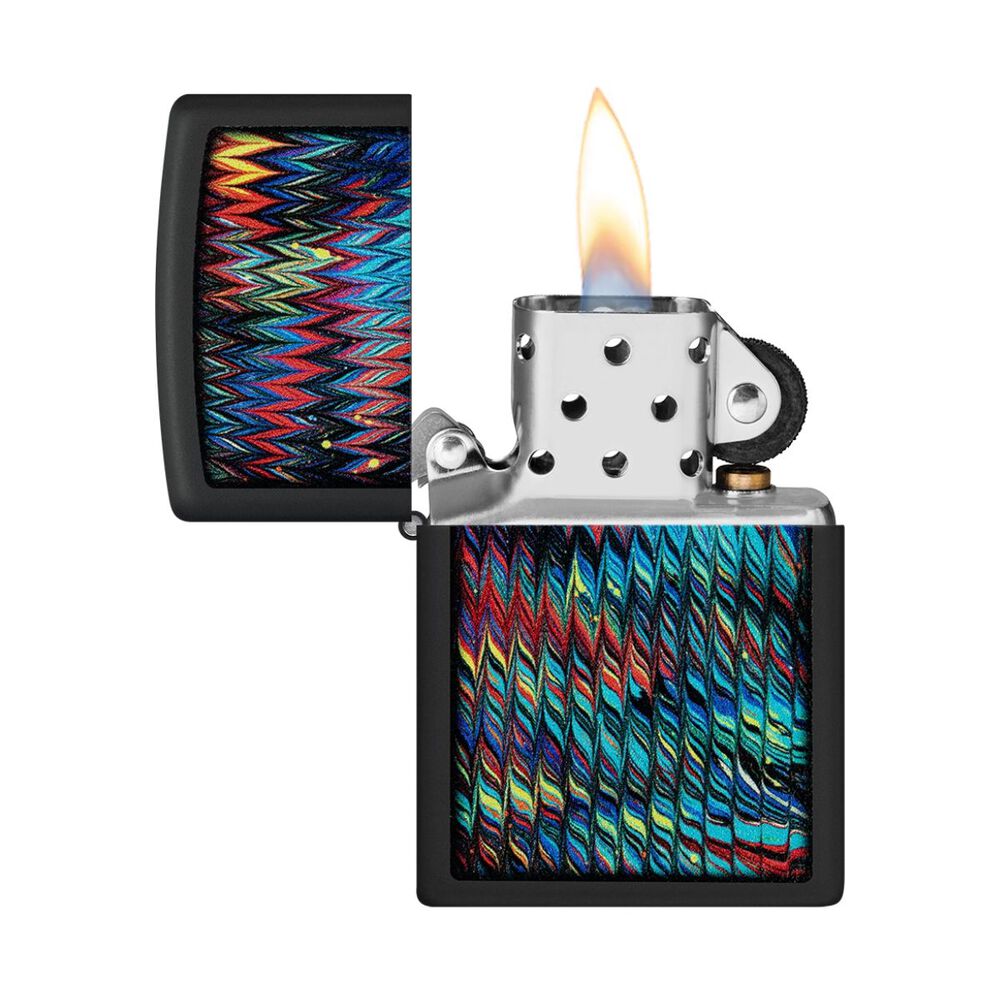 Encendedor Zippo Paint Pour Design Multicolor Zp46169 image number 1.0