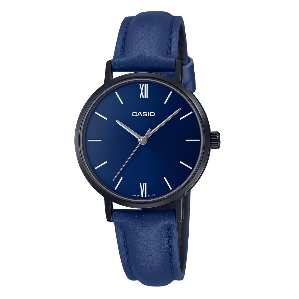 Reloj Ltp-vt02bl-2a Mujer Analogo Cuero image number 0.0