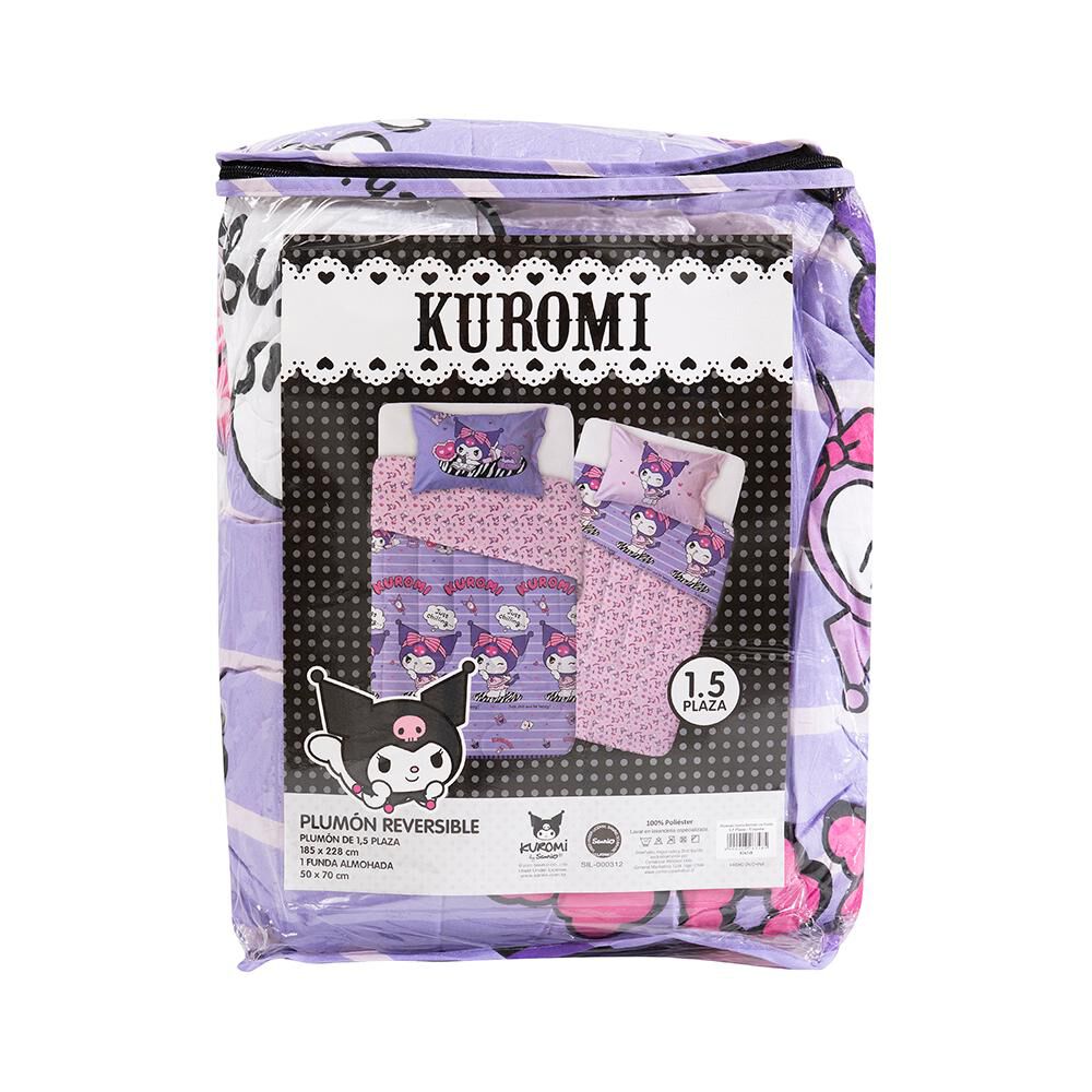 Plumón Kuromi Coqueta / 1.5 Plazas image number 2.0