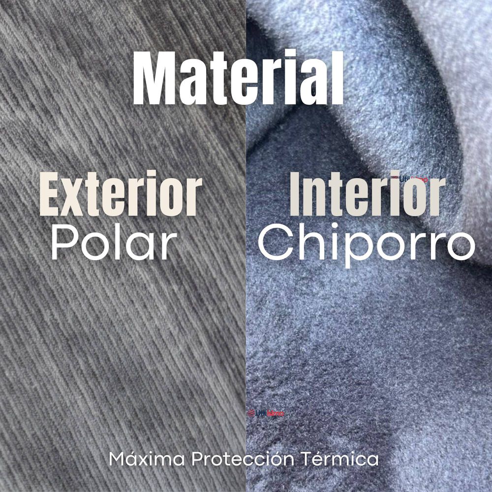 Pantal&oacute;n Cotel&eacute; Palazzo Polar Con Chiporro Elasticado T&eacute;rmico Gris Melange image number 6.0