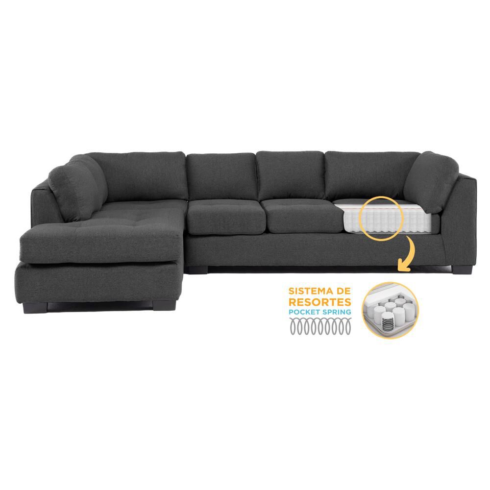 Sofá Seccional Living Factory Londres Izquierdo / 7 Cuerpos image number 2.0