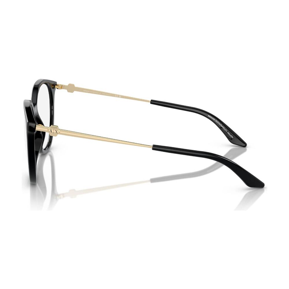 Lentes &Oacute;pticos Black Polished Armani Exchange image number 2.0