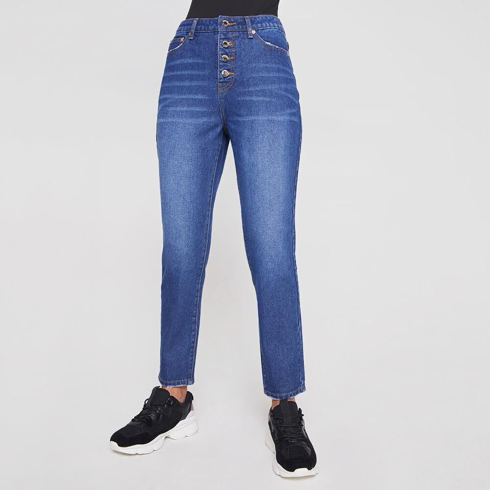 Jeans Mujer Tiro Alto Mom Rolly Go image number 0.0