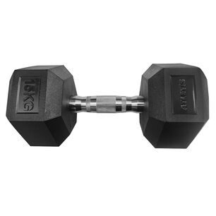 Mancuerna Hexagonal 15 Kg Negro
