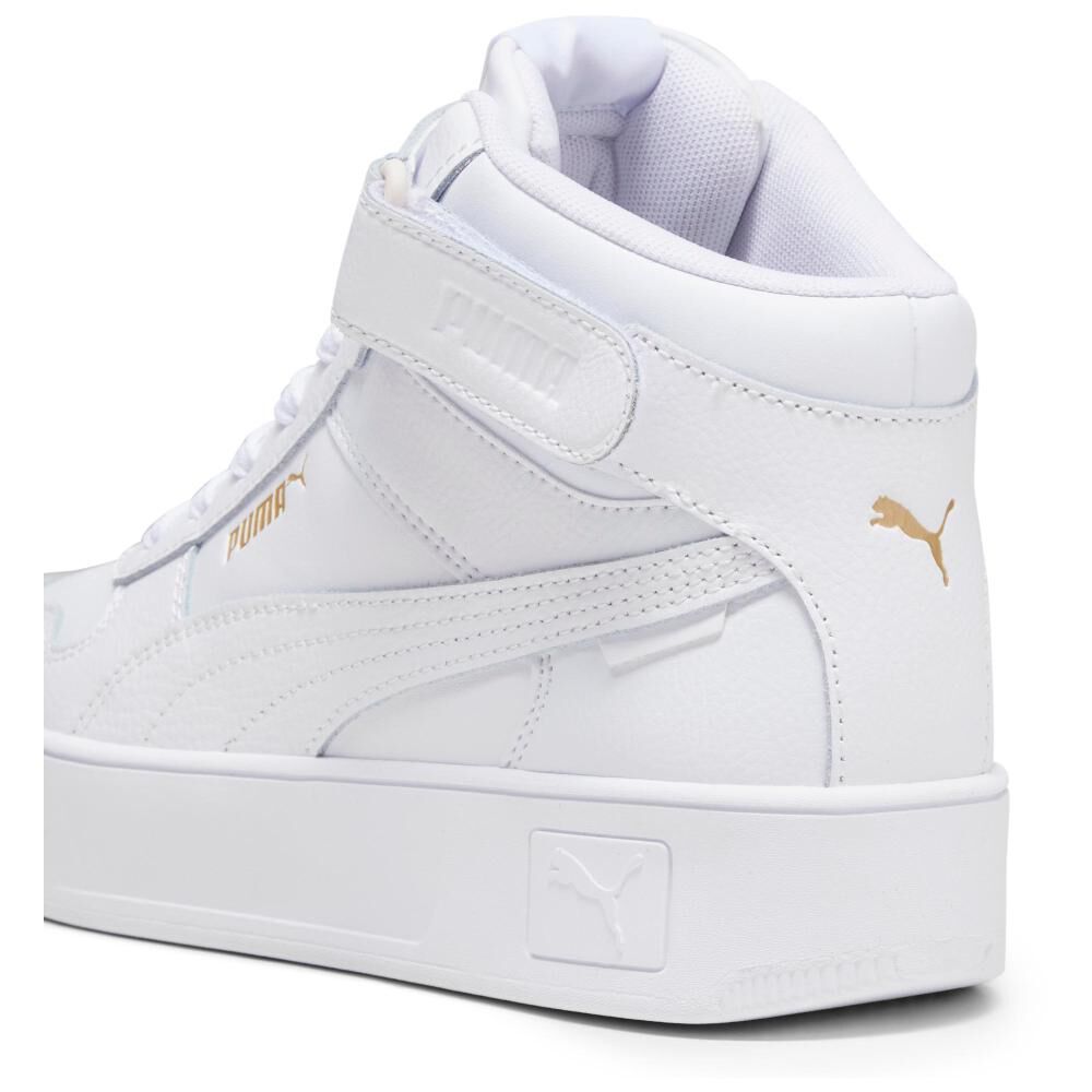 Zapatilla Urbana Mujer Puma Carina Street Mid Blanco image number 7.0