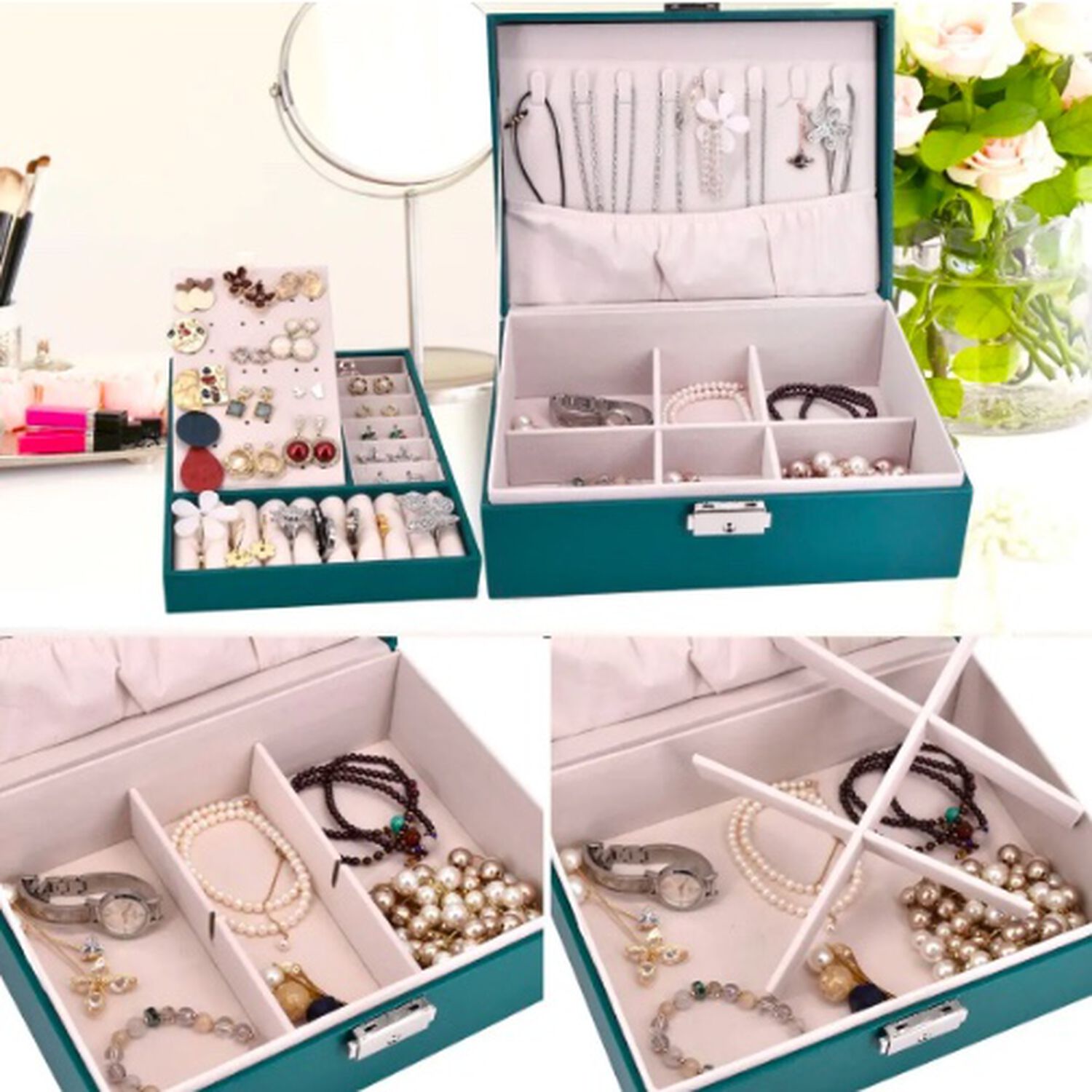 Organizador De Joyas Verde image number 3.0