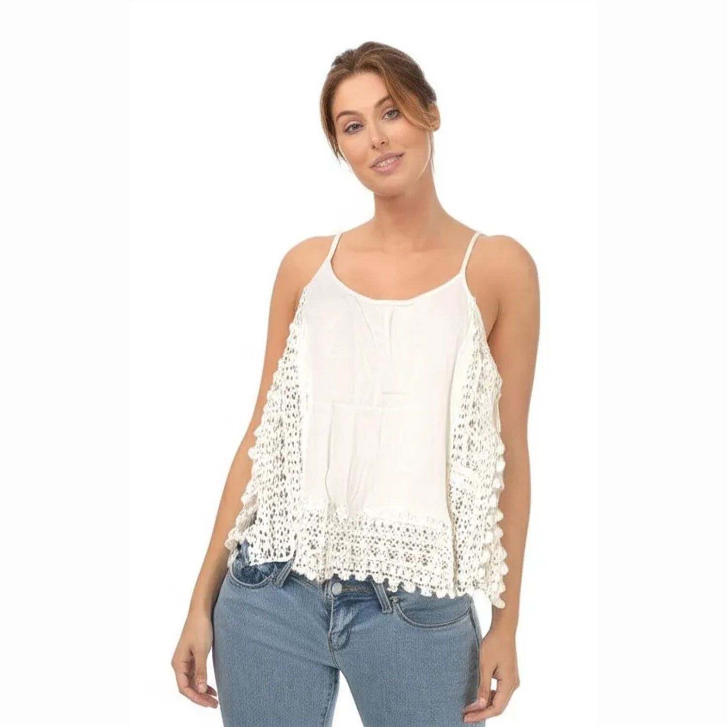 Polera Blanca Aussie Talla S image number 0.0