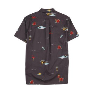 Camisa Slim Estampada Manga Corta Hombre Skuad