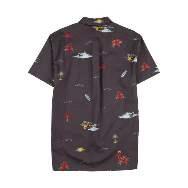 Camisa Slim Estampada Manga Corta Hombre Skuad