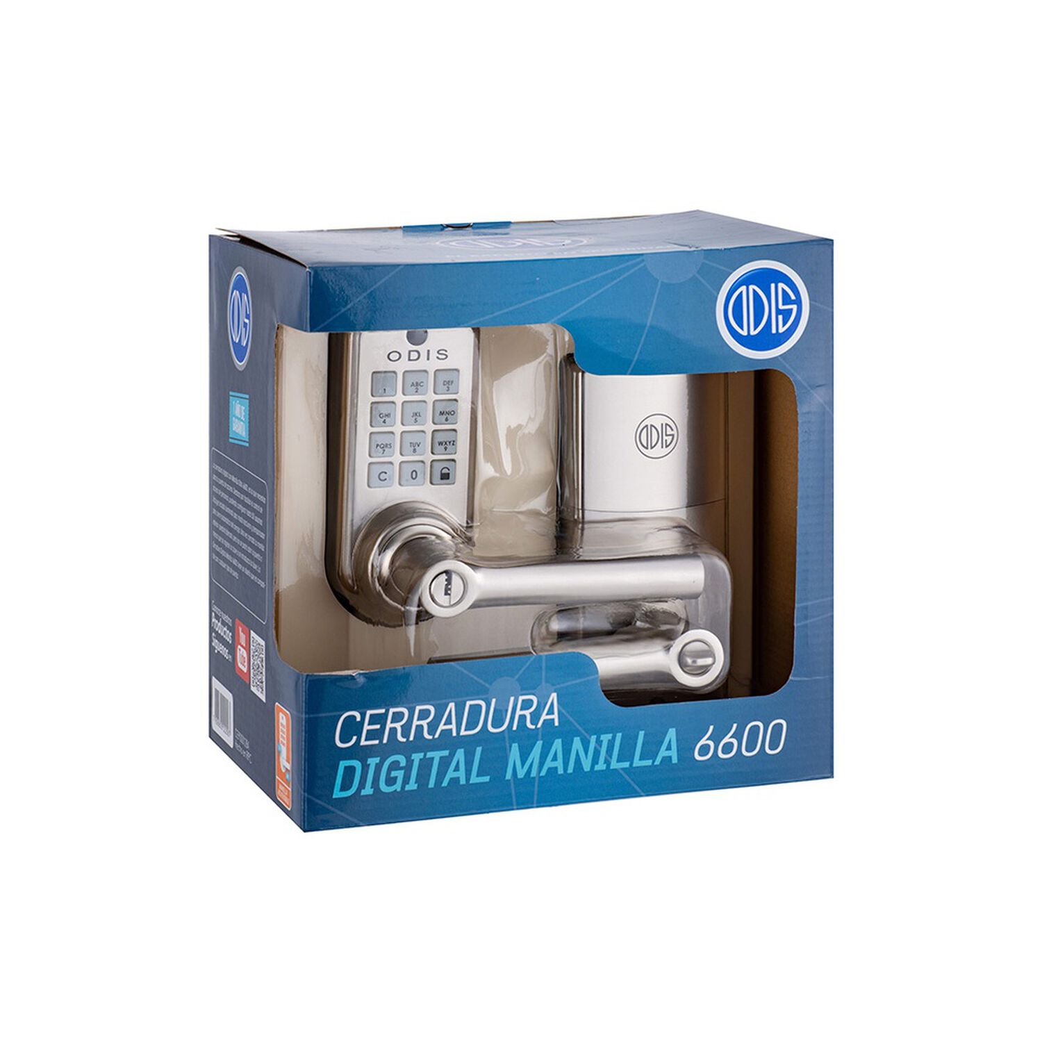Cerradura Digital Odis Con Manilla 6600 - Plata image number 6.0