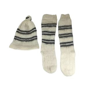 Set Chilote Adulto Gorro Mas Polaina Fiesta Patrias