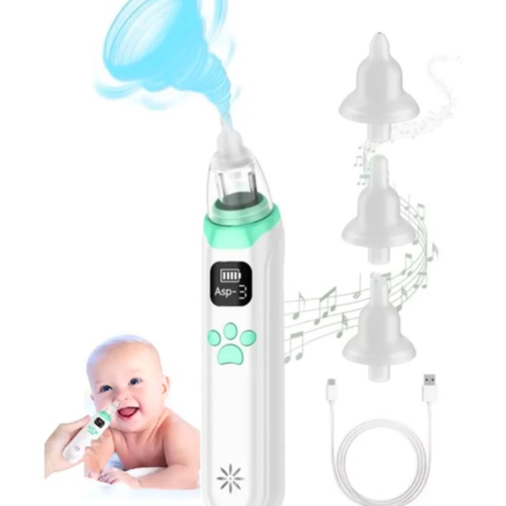 Aspirador Nasal De Bebé Eléctrico Succionador De Moco image number 0.0