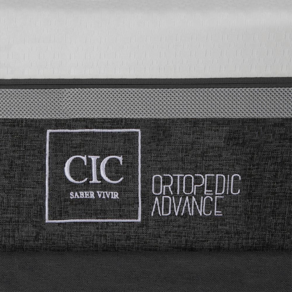 Cama Europea Cic Ortopedic Advance / 1.5 Plazas / Base Normal + Respaldo image number 12.0