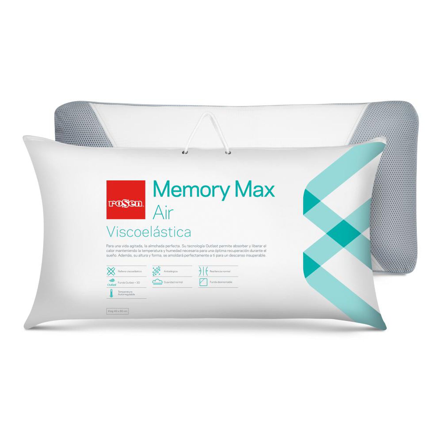 Almohada Rosen Memory Max Air image number 2.0