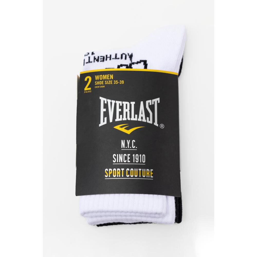 Calcetines Mujer Long Autenthic Everlast / 2 Pares image number 1.0