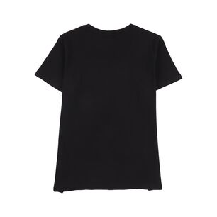 Polera Lisa Full Color Manga Corta Cuello Redondo Mujer Geeps