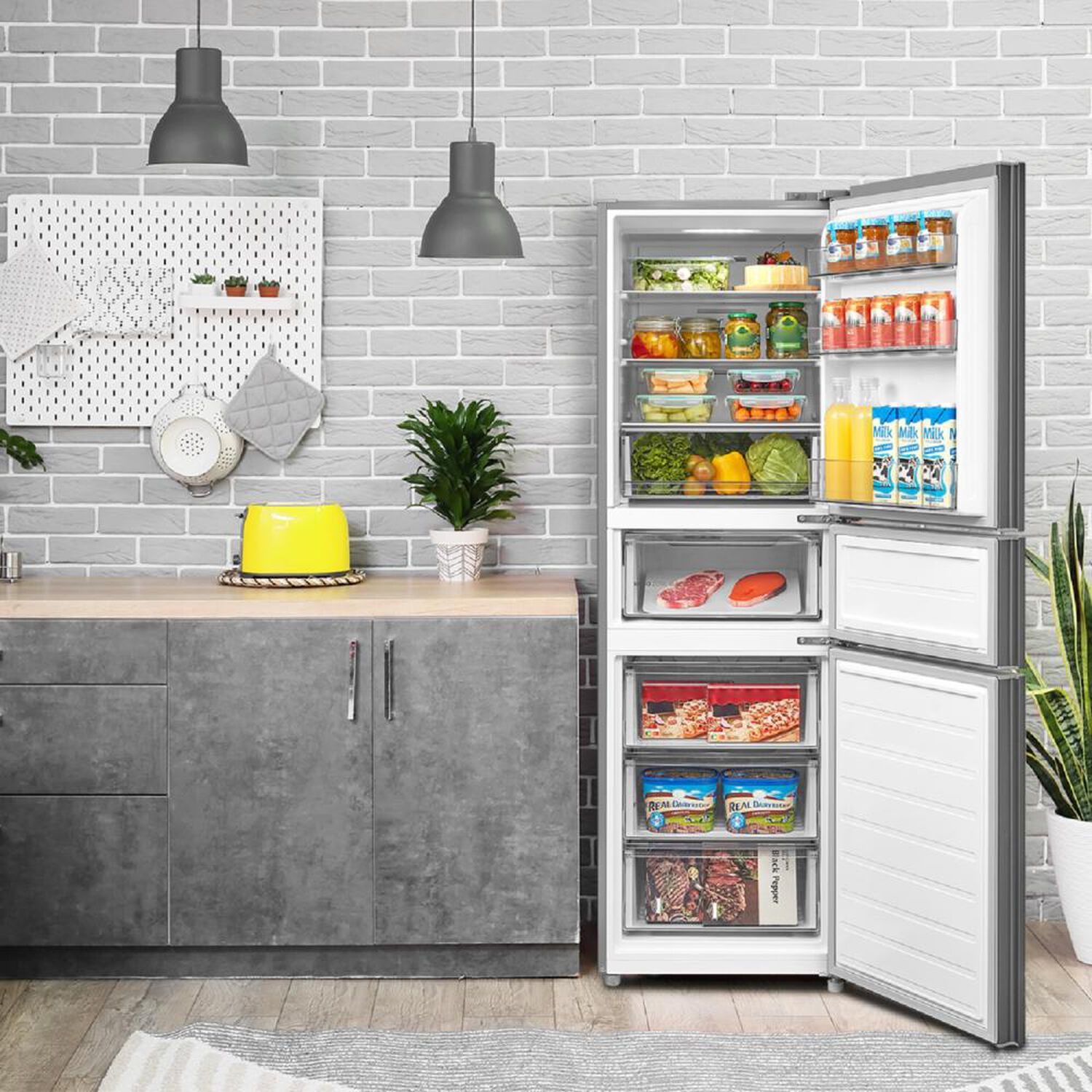 Refrigerador Bottom Freezer Midea MDRB363TDE50IN / No Frost / 263 Litros / C image number 8.0