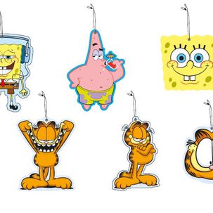 Pack 60 Unds Aromatizantes De Auto Nickelodeon