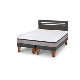 Cama Europea Cic Balance / 2 Plazas / Base Dividida + Respaldo