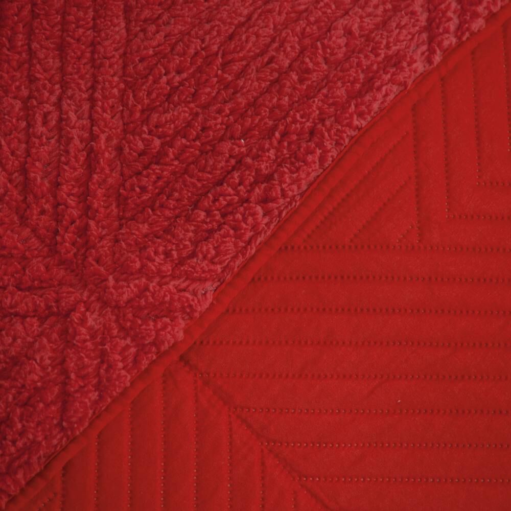 Cubrecama Casaideal Sherpa Bicolor / 2 Plazas image number 2.0