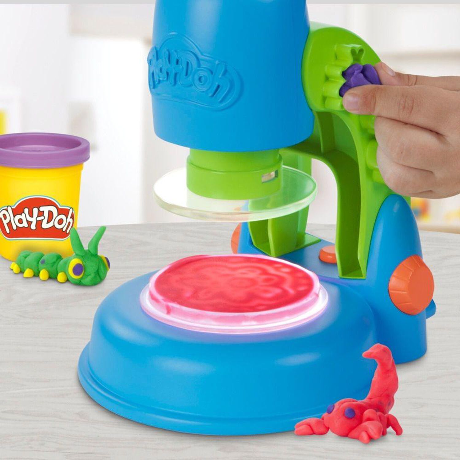 Juego Play-doh Microscopio Luminoso image number 4.0