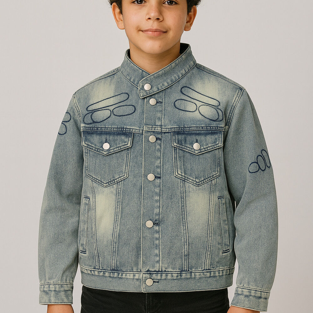 Chaqueta Mezclilla Niño Look Urbano Y Funcional image number 1.0