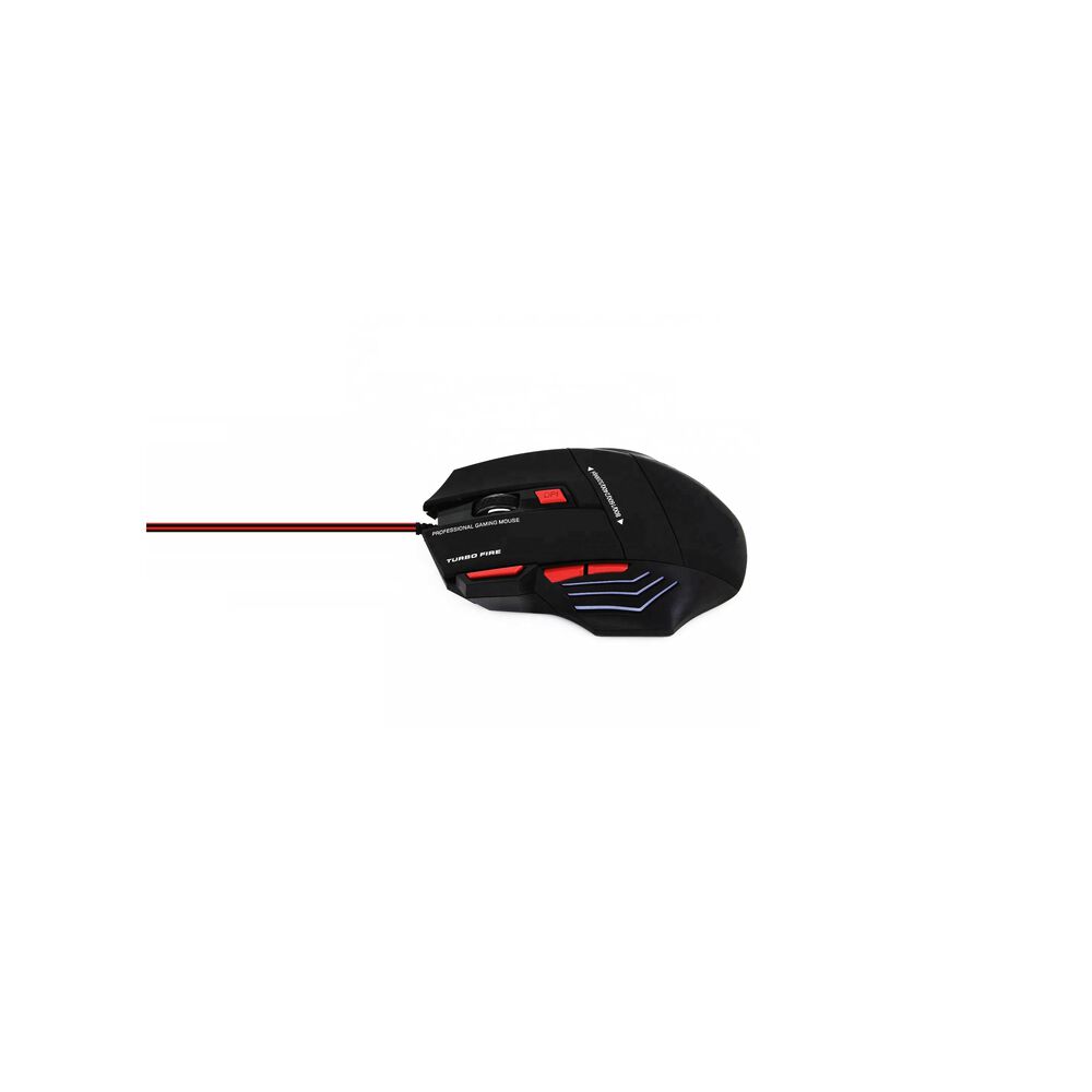 Mouse Gamer 7 Botones 3200 Dpi + Turbo Fire Reptilex Rx0006 image number 5.0