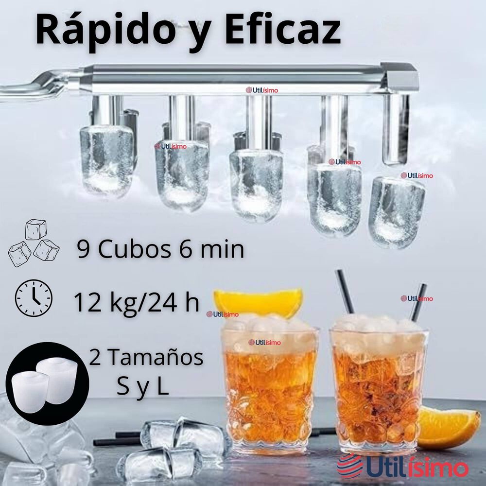 M&aacute;quina De Hielo Port&aacute;til Potente Hogar Premium image number 5.0