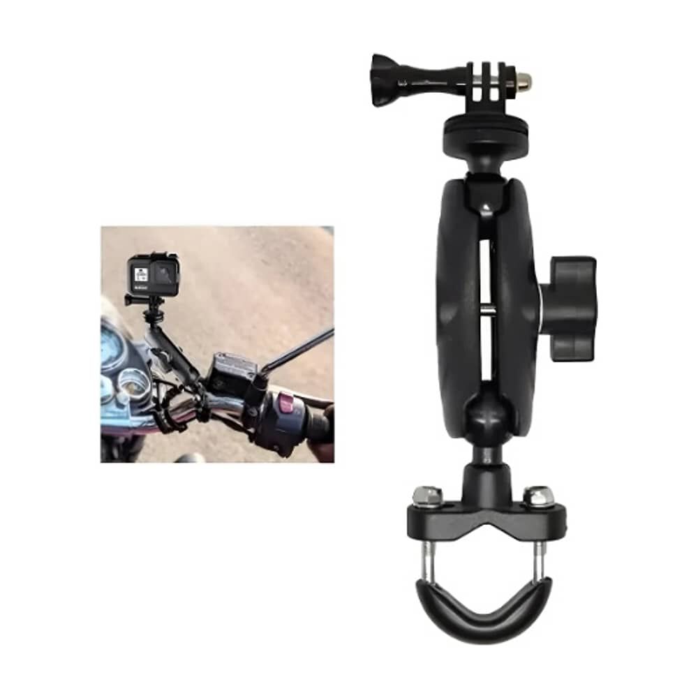 Soporte Camara Acci&oacute;n Manillar Motocicleta Brazo Giratorio image number 0.0