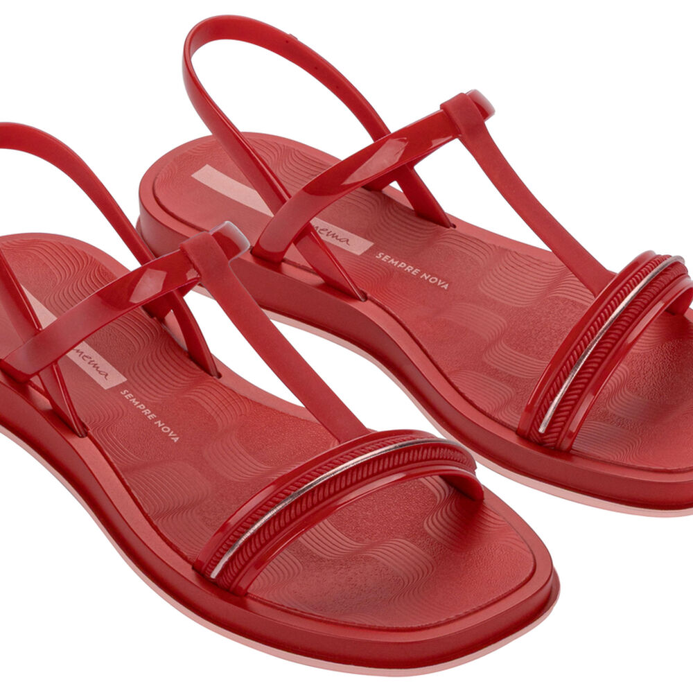 Sandalia Mujer Rojo Glow Sand Ipanema image number 1.0