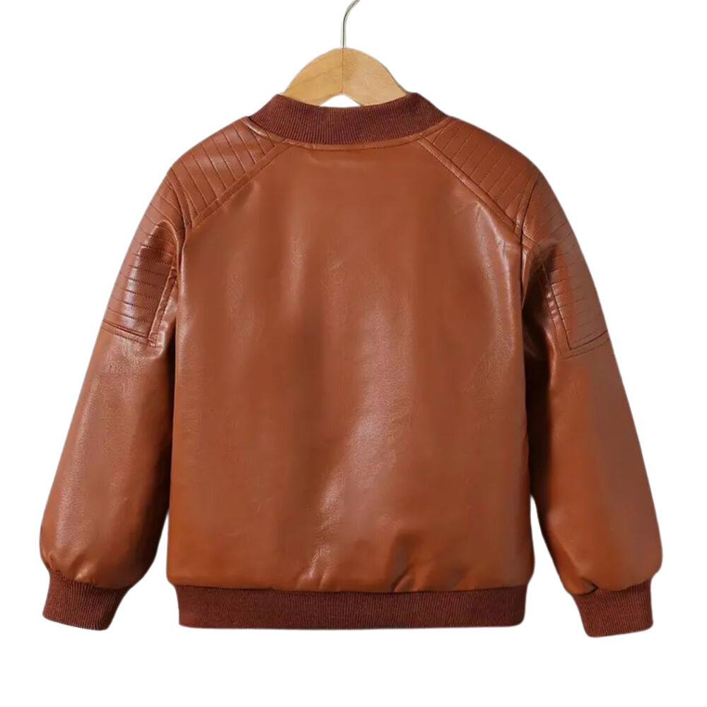 Chaqueta Ecocuero Soft Berlin Unisex Niños image number 2.0