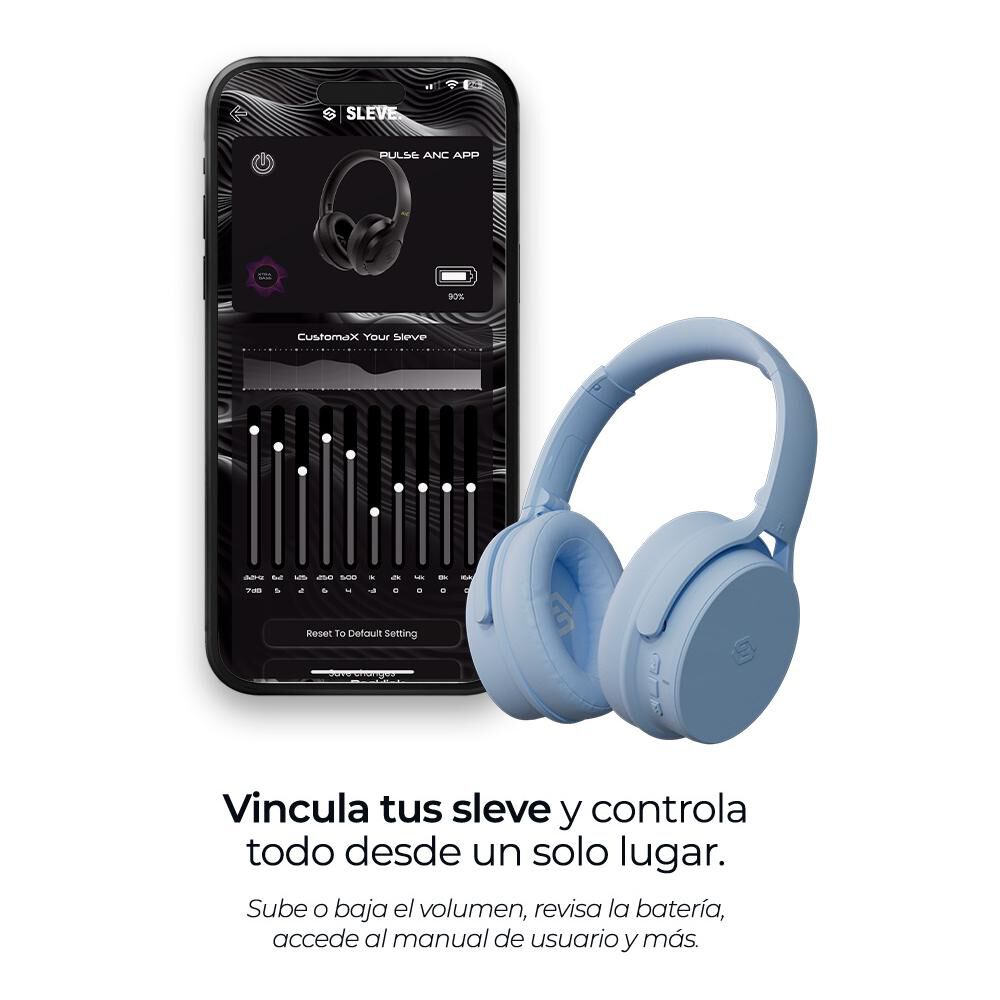 Aud&iacute;fonos Sleve Evo 2Gen Sky Blue image number 6.0