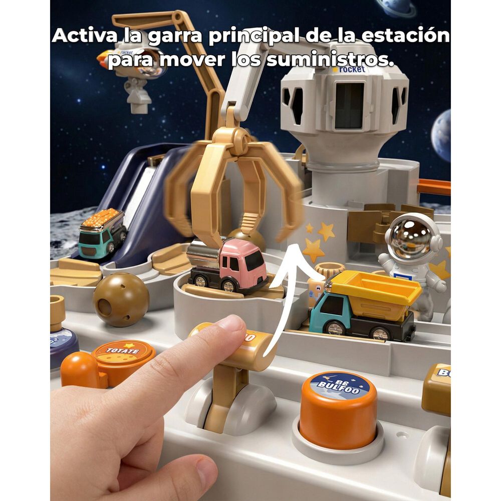 Juguete Didactico Ciudad Magica Astronauta Ni&ntilde;os Montessori image number 4.0