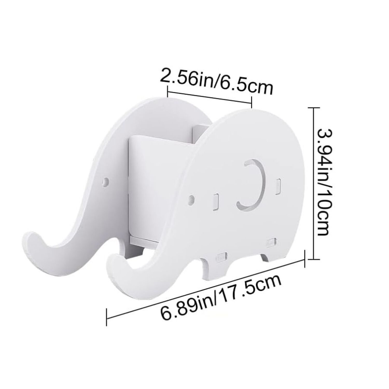 Porta Celular Y Lapicero Elefante Blanco image number 2.0