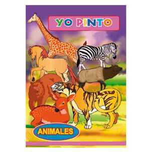 Libro Para Colorear Yo Pinto Los Animales Art & Craft