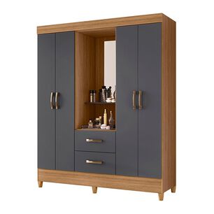 Cl&oacute;set Vekka Home Cl&oacute;set Capelina / 4 Puertas / 2 Cajones