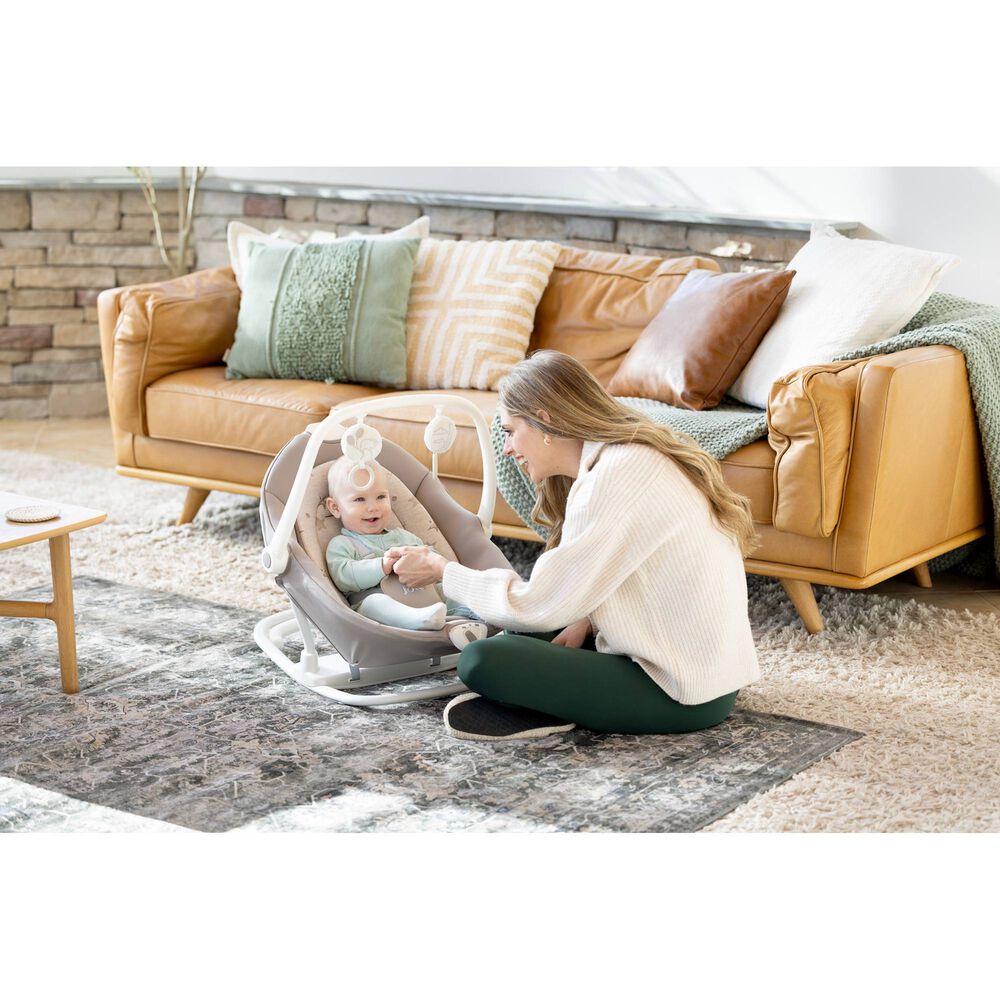 Silla Nido Mecedora Balanc&iacute;n Electr&oacute;nica Sansa 2in1 Palms image number 7.0