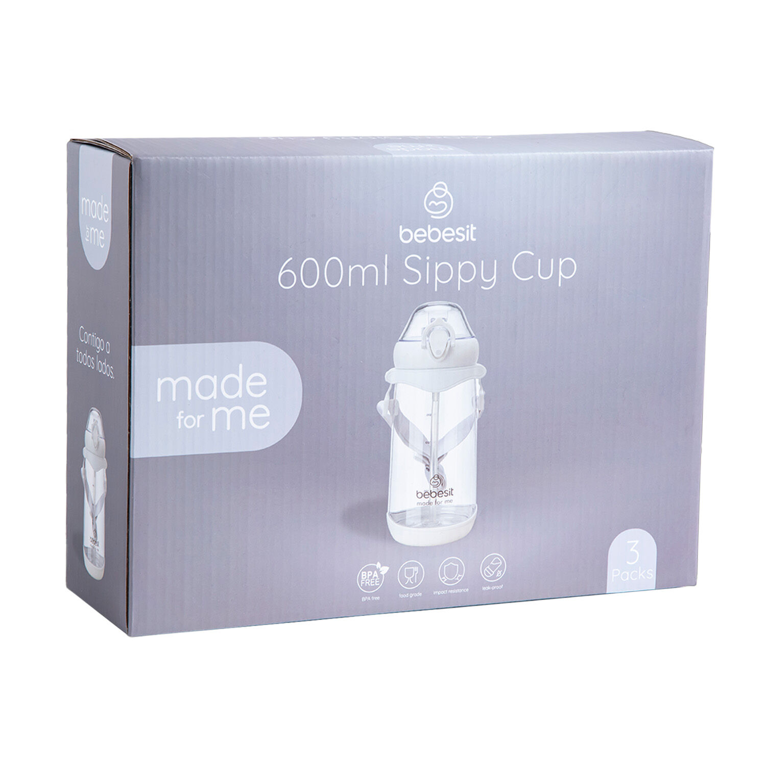 Vaso De Entrenamiento Pack X 3 600ml Antiderrame 12m+ image number 6.0