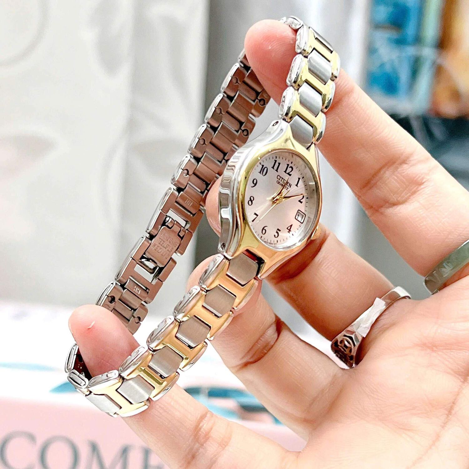 Reloj Citizen Mujer Eu2254-51a Analogo Quartz image number 4.0