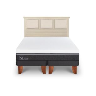 Cama Europea Cic Ortopedic Advance / King / Base Dividida + Respaldo