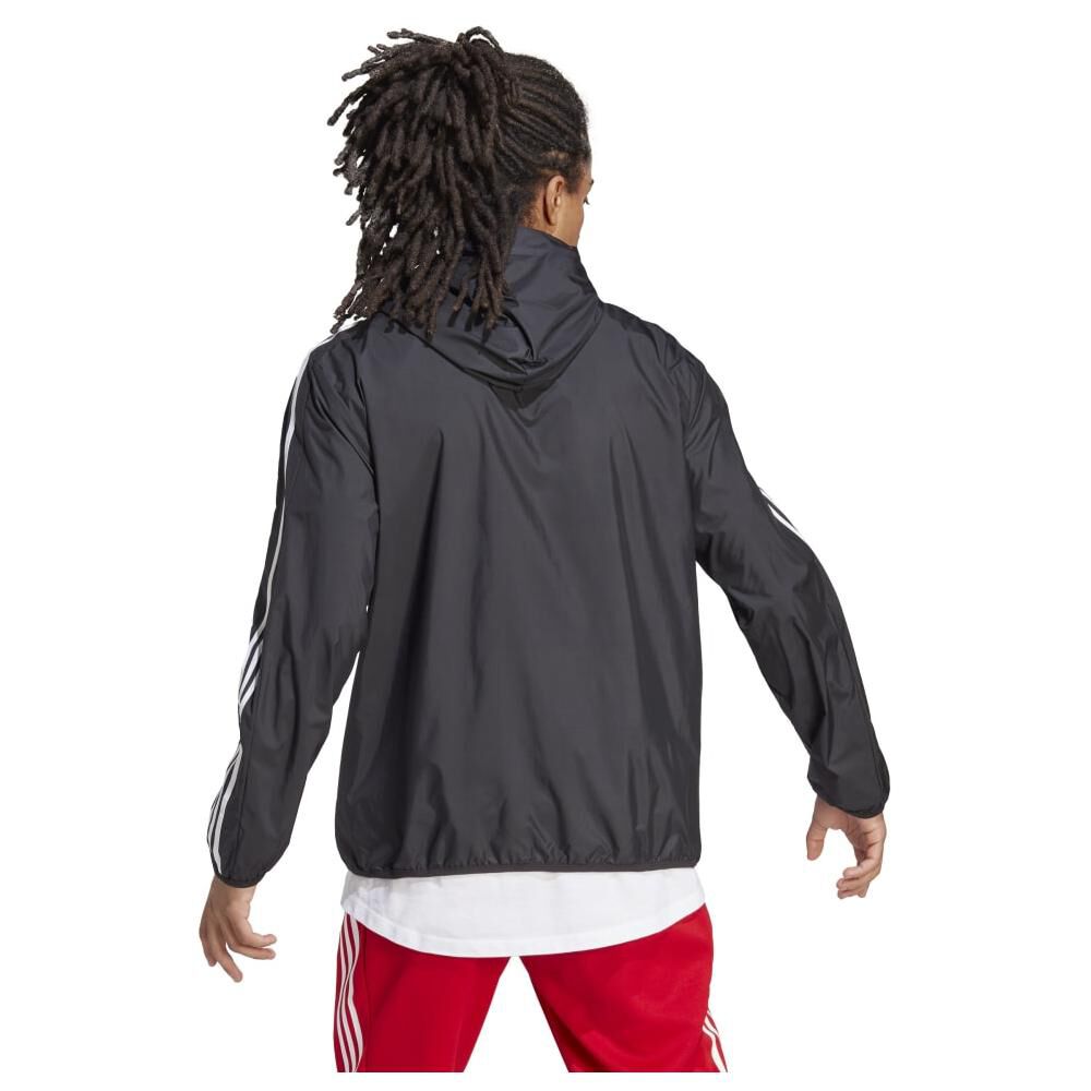 Cortavientos Con Capucha Hombre Essentials 3 Tiras Adidas image number 1.0