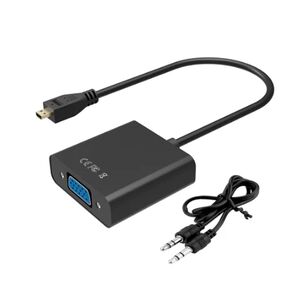 Adapdator Micro Hdmi A Vga Con Salida De Audio