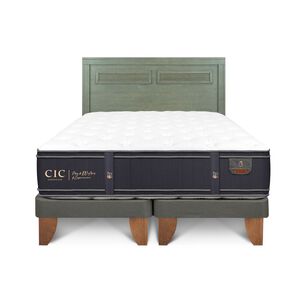 Cama Europea Cic Linea Premium / King / Base Dividida + Respaldo