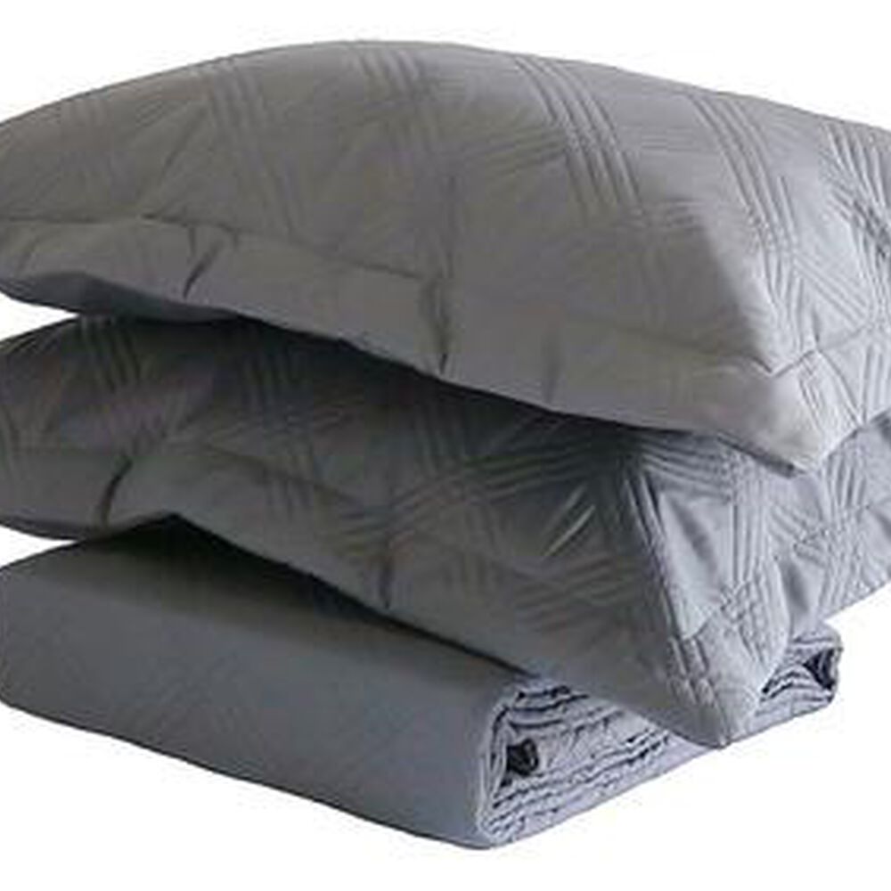 Quilt Andes Liso Marengo King image number 1.0