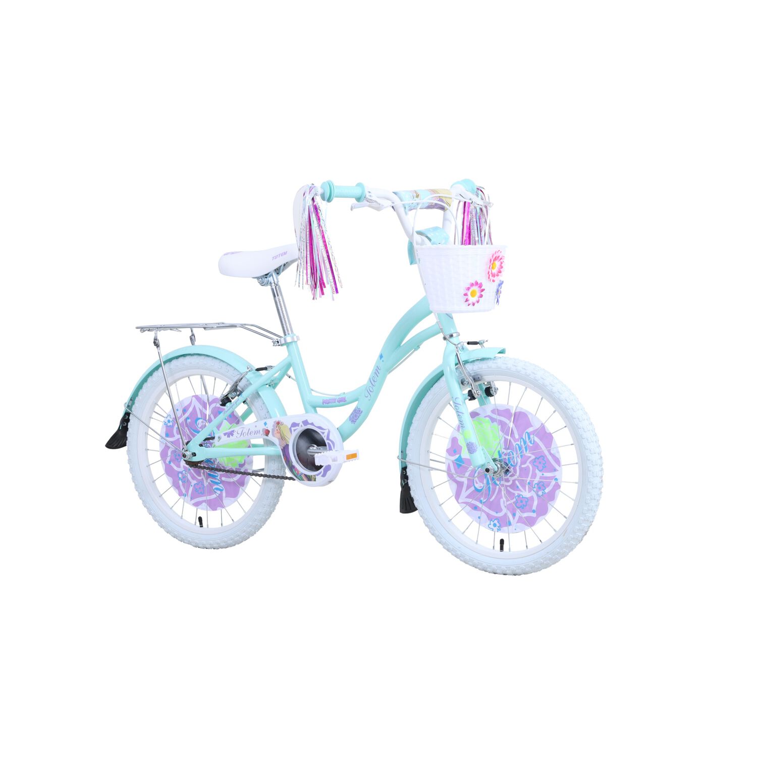 Bicicleta Totem Infantil Aro 20 Pretty Verde Cian image number 1.0