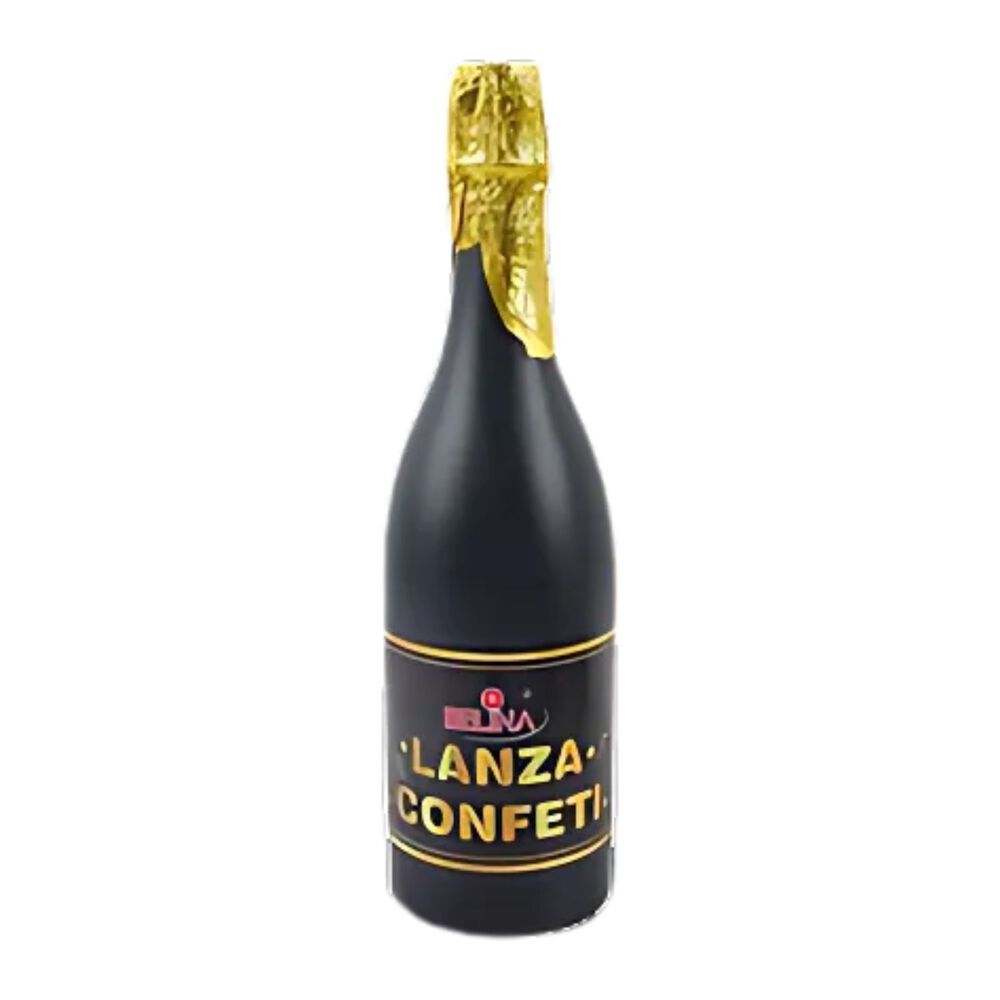 Lanza Confeti Botella Champán 10x33cm Cotillón Fiesta image number 0.0