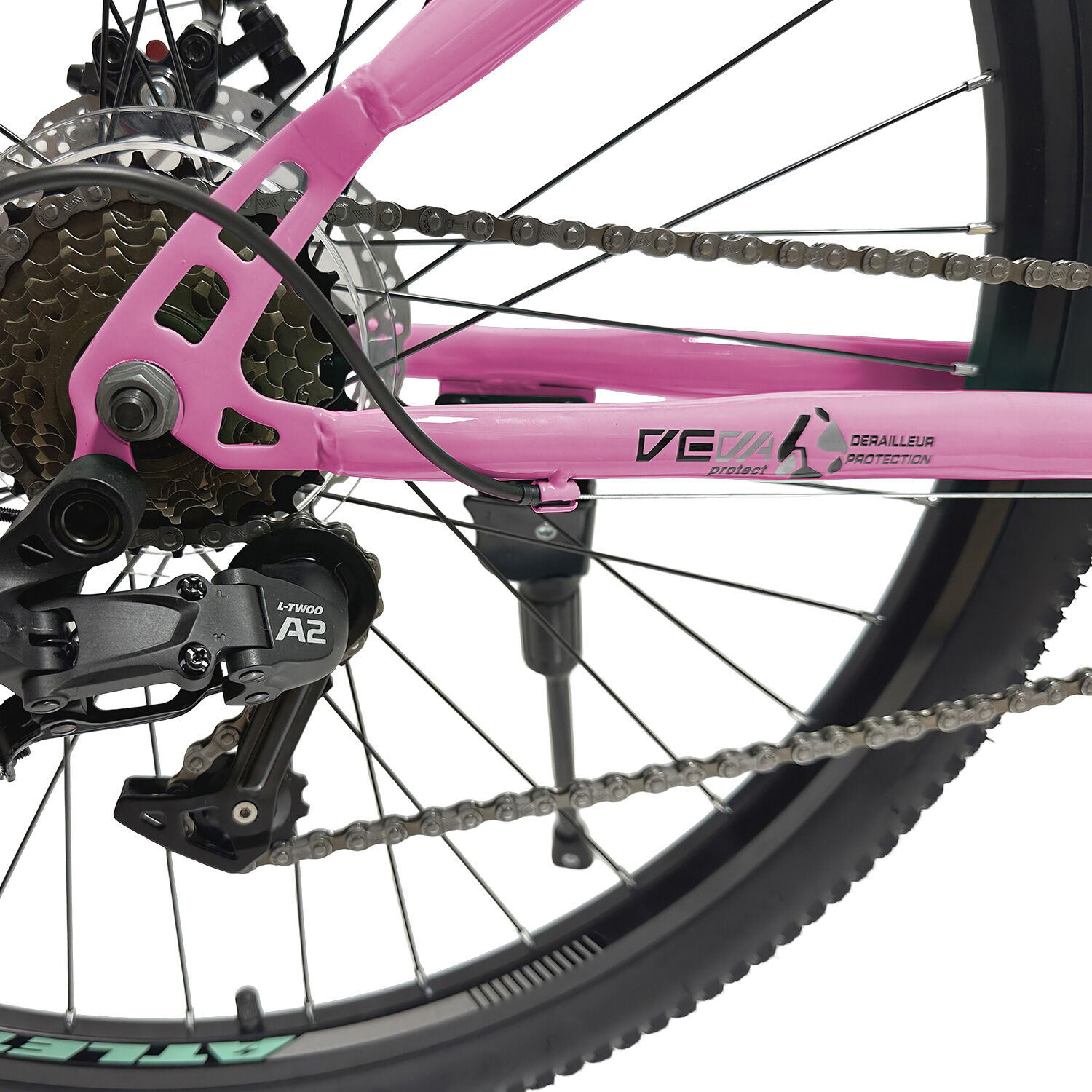 Bicicleta Mountain Bike W Force 26" Mujer Rosa image number 2.0
