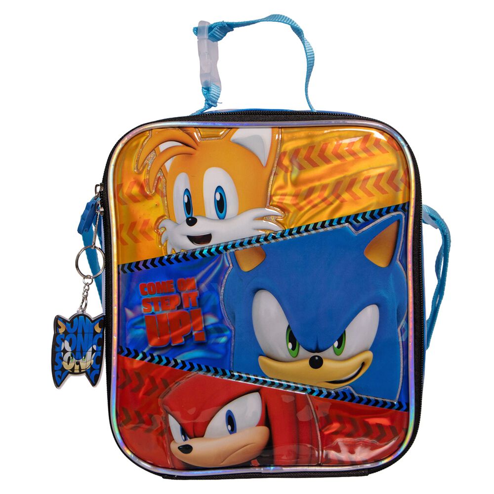 Lonchera Escolar Ni&ntilde;o Team Sonic Azul Sonic image number 0.0