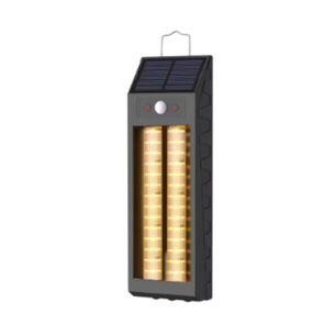 L&aacute;mpara Doble De Pared Solar Led Para Colgar En Exteriores